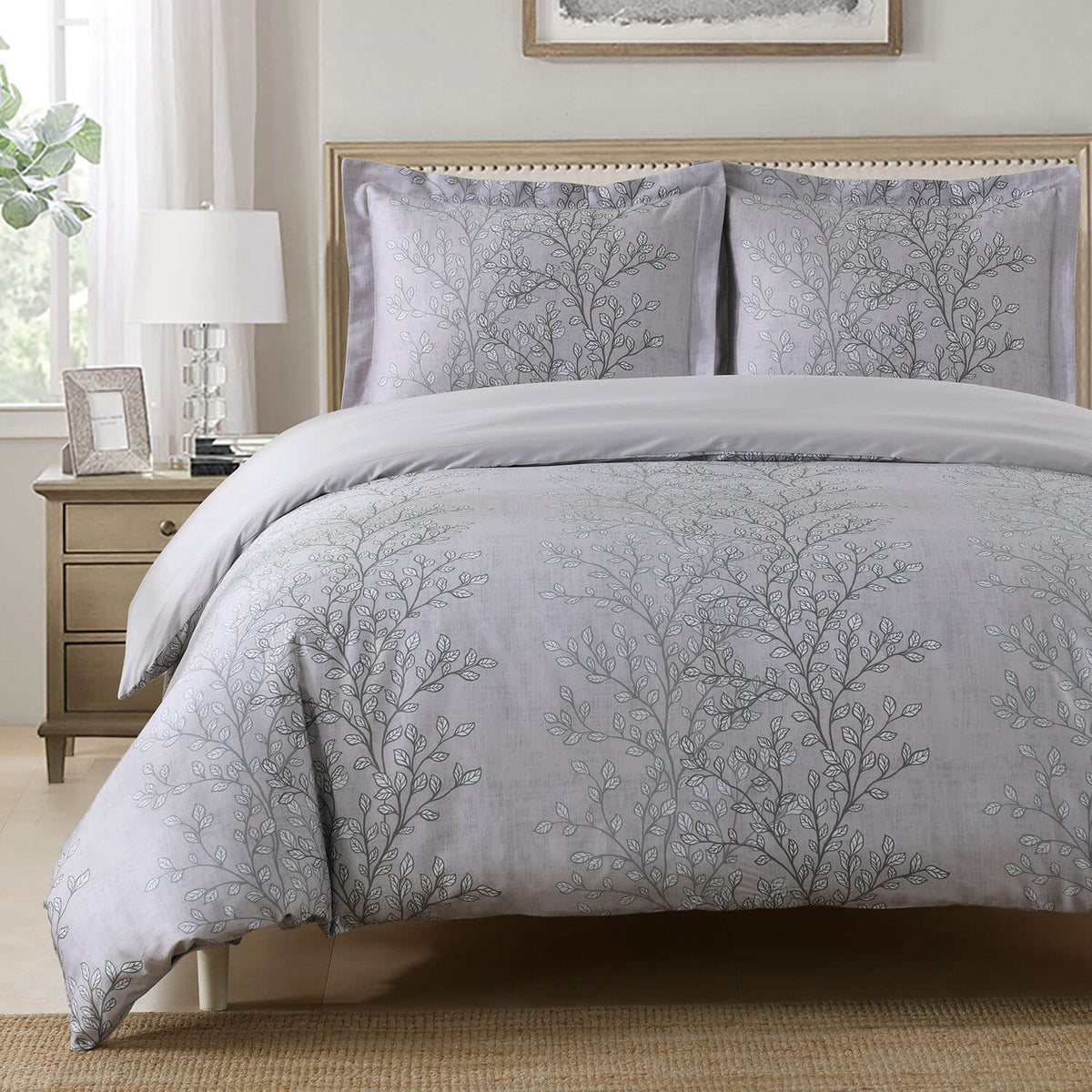 100% retailer Pure Silk Jacquard King Duvet Cover