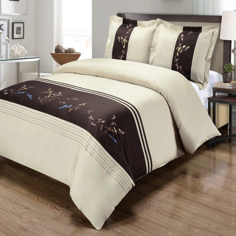 Celeste Cotton Embroidered Duvet Cover Sets-Wholesale Beddings