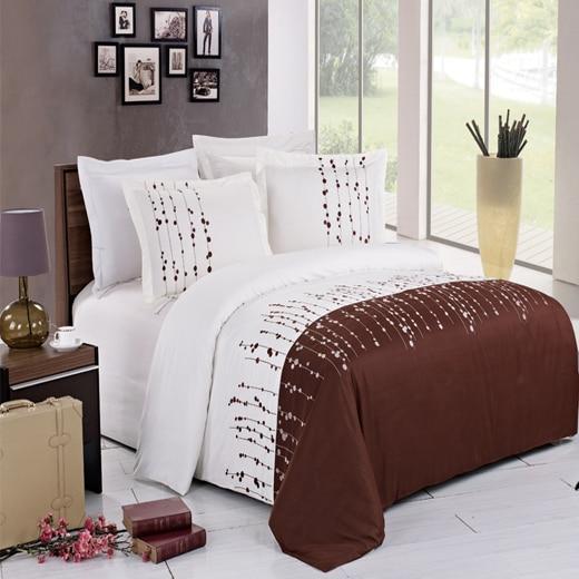 Ellis Embroidered 3-Piece Duvet Cover Sets-Wholesale Beddings