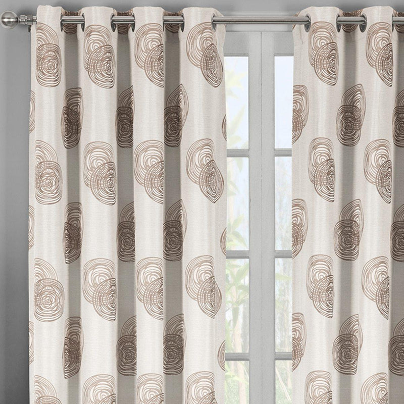 Lafayette Modern Abstract Jacquard Curtain Panels With Grommets ( Set of 2 Panels )-Wholesale Beddings