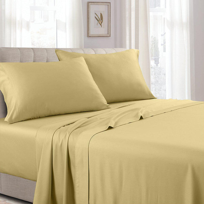 Luxury Pure Cotton 600 Thread Count Sheets Solid Bed Sheets Set-Wholesale Beddings