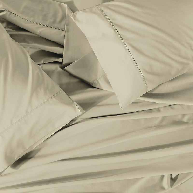 Split Cal-King Sheets Abri Cotton Percale Crispy Super Soft Sheet Set-Wholesale Beddings