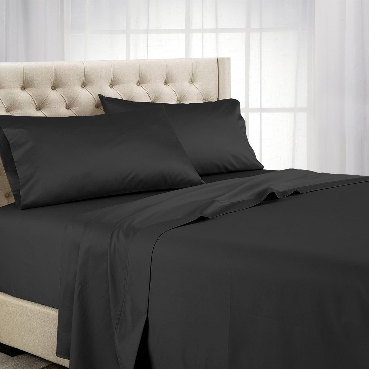 Queen OR Calking Waterbed Sheets 600TC Attached No Pole