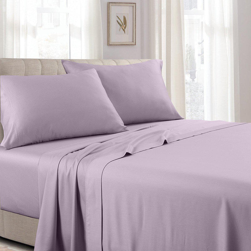 100% Long-Staple Cotton Sateen Sheets 300 Thread Count Solid Bed Sheets Sets-Wholesale Beddings