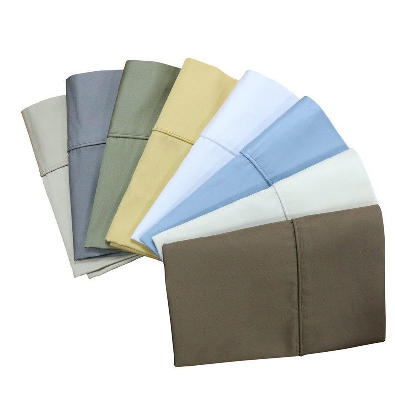 1000 Thread Count Pillowcases 100% Cotton Standard Or King Size(Pair)-Wholesale Beddings