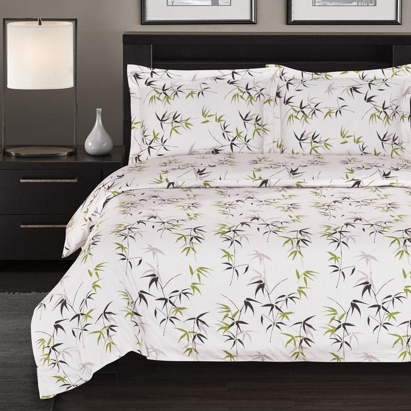 300 Thread count 100% Cotton Fern Duvet Cover Sets-Wholesale Beddings