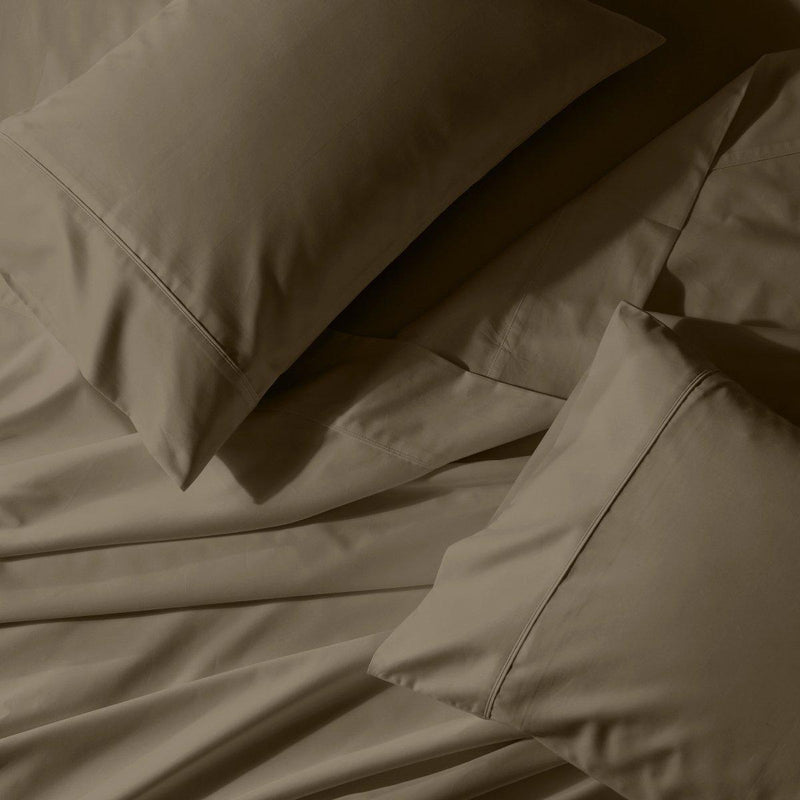 Attached Waterbed Sheet Set 650 Thread Count Solid Sateen-Wholesale Beddings