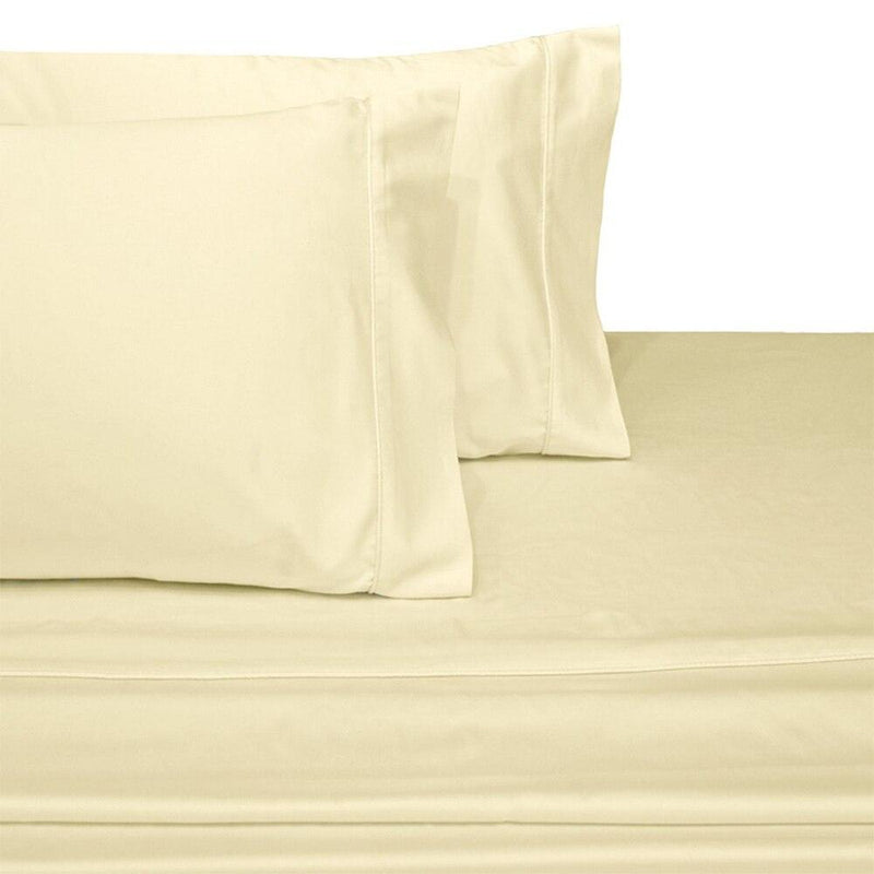 Attached Waterbed Sheets Solid 100-Percent Cotton 450 Thread Count-Wholesale Beddings