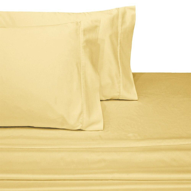 Attached Waterbed Sheets Solid 100-Percent Cotton 450 Thread Count-Wholesale Beddings