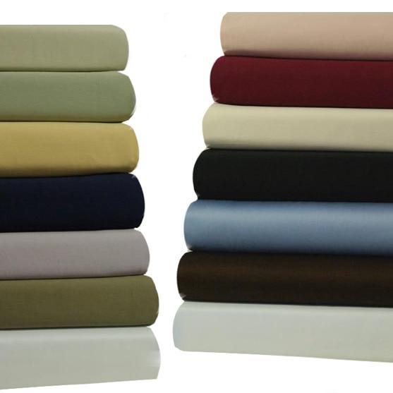 Attached Waterbed Sheets Solid 100-Percent Cotton 450 Thread Count-Wholesale Beddings