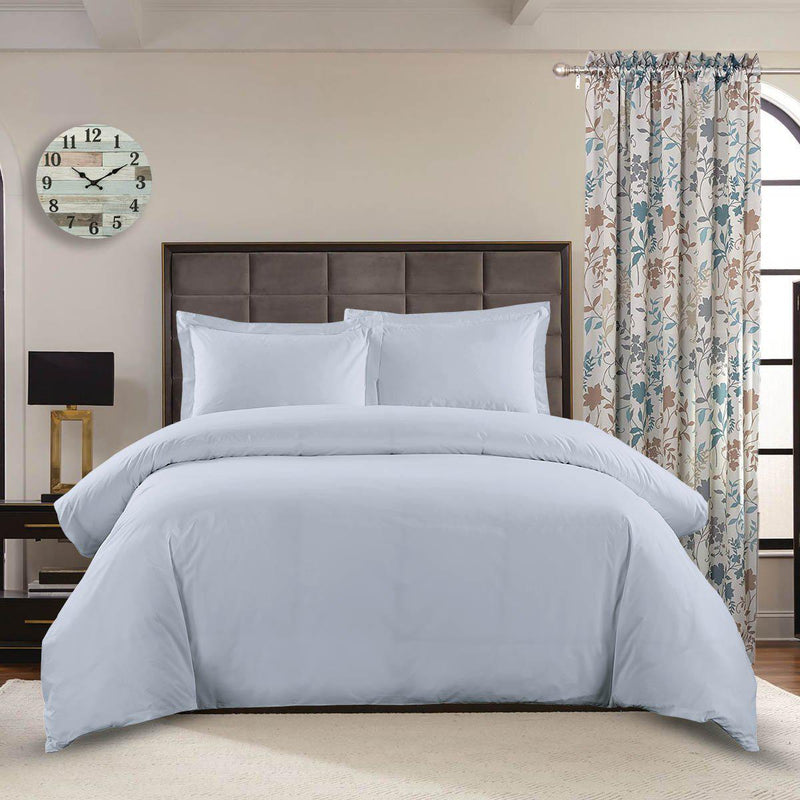 Breathable Crispy Soft 100% Cotton Percale 3-Pc Duvet Cover Sets-Wholesale Beddings