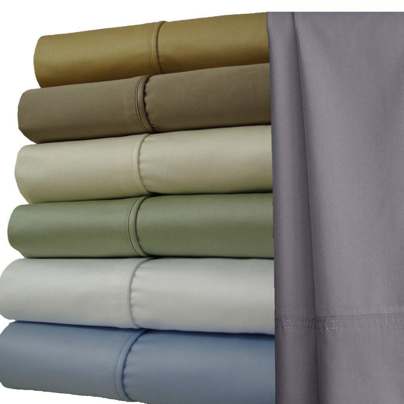 Beautiful Moss Bed Sheets Solid Extra Deep Pocket 1000-1200 TC 100% Cotton