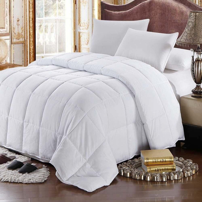 Goose Down Feathers Comforter Hypoallergenic Duvet Insert-Wholesale Beddings