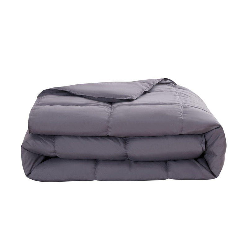 Gray Down Alternative Comforter All Season Medium Fill Weight Micro-Wholesale Beddings