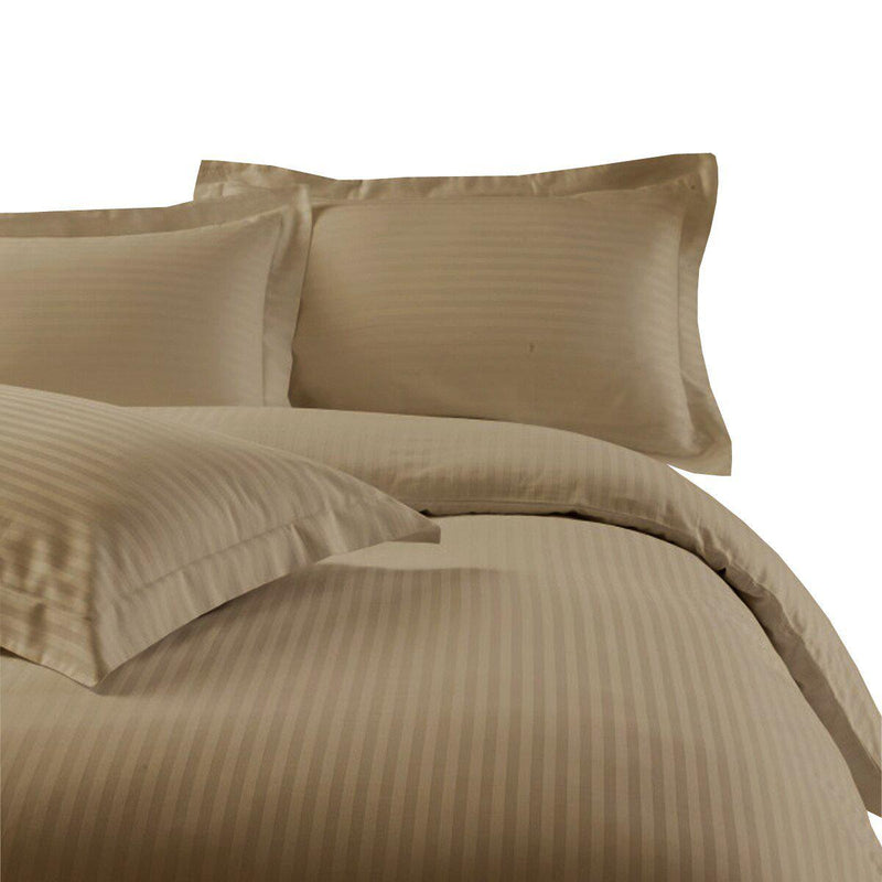 Microfiber Striped 3-Piece Duvet Cover Set-Wholesale Beddings