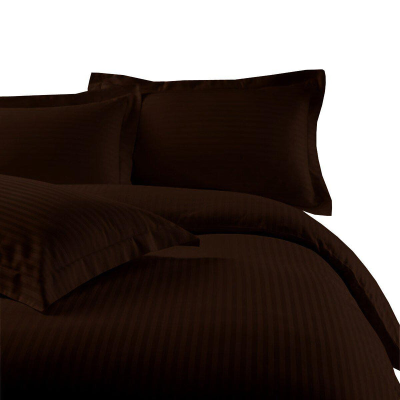 Microfiber Striped 3-Piece Duvet Cover Set-Wholesale Beddings