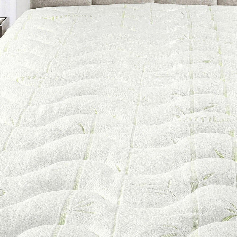 Plush Bamboo Jacquard Mattress Pad-Wholesale Beddings