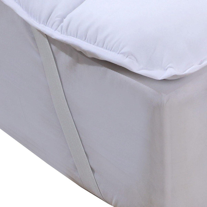 Plush Fiber 2 Inches Mattress Topper Down Alternative Anchor Bands-Wholesale Beddings