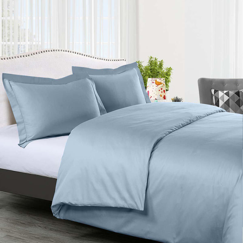 Royal Tradition 300 Thread count 100% Cotton Solid Duvet Cover-Wholesale Beddings