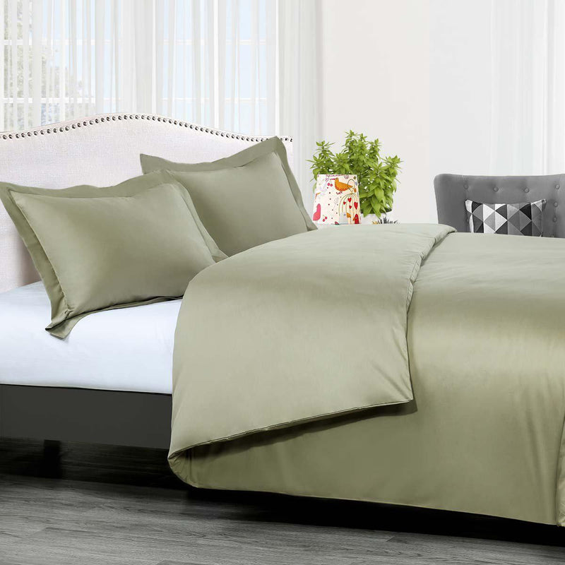 Royal Tradition 300 Thread count 100% Cotton Solid Duvet Cover-Wholesale Beddings