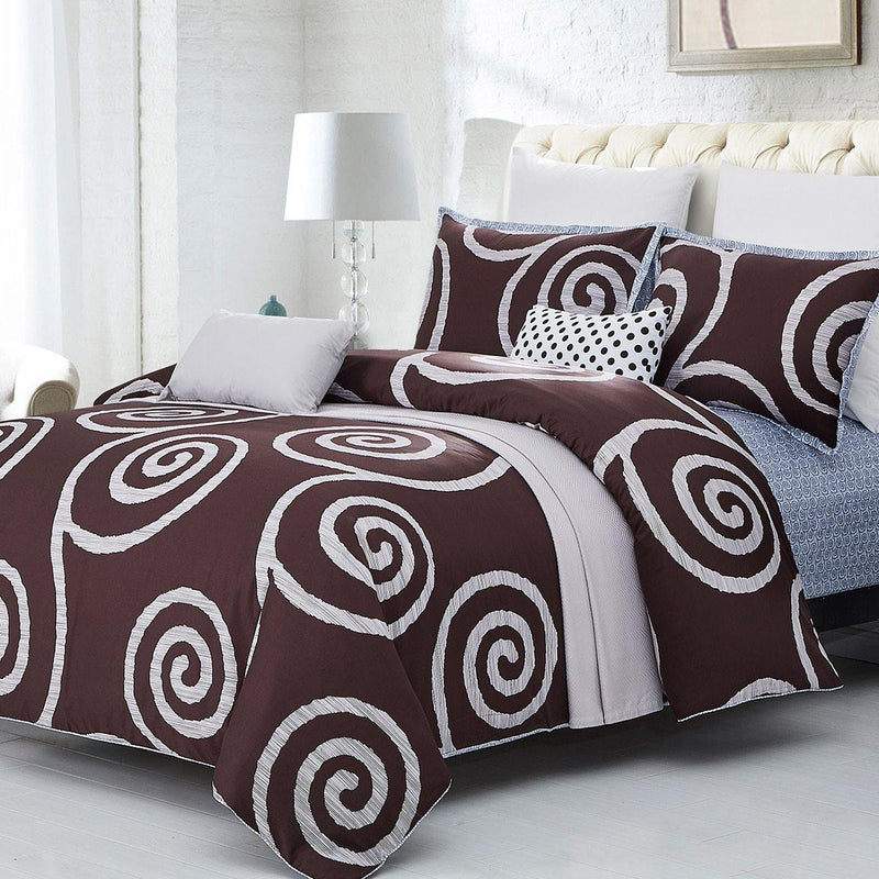 Serenity 7 Piece Cotton Duvet Cover Set-Wholesale Beddings