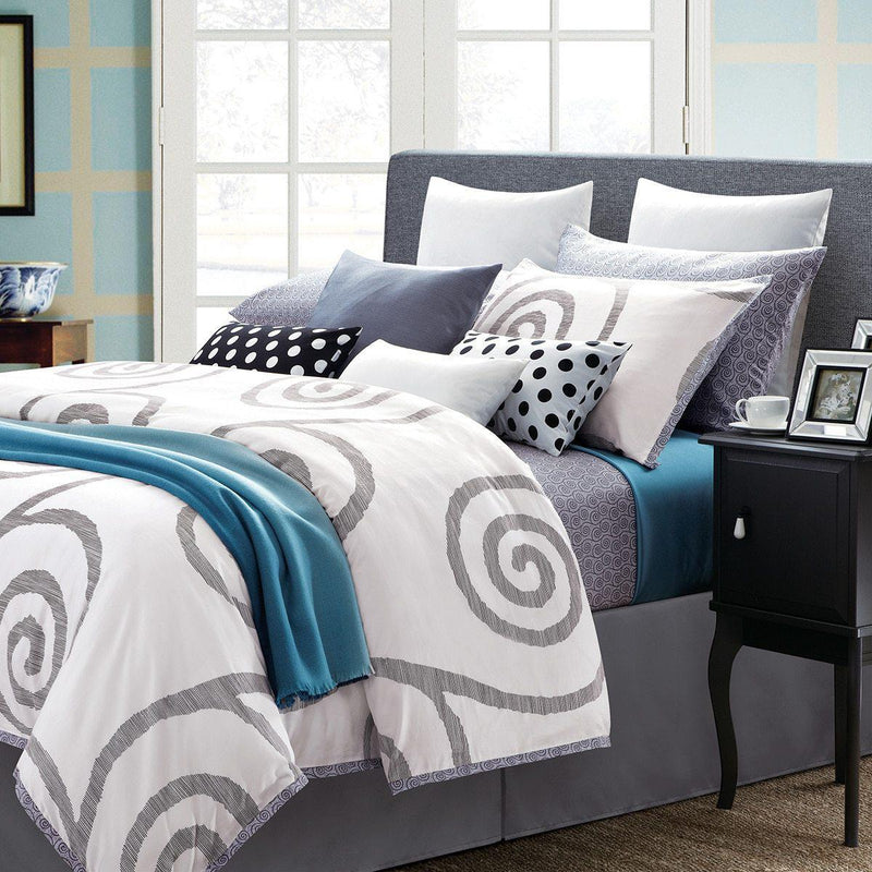 Serenity 7 Piece Cotton Duvet Cover Set-Wholesale Beddings