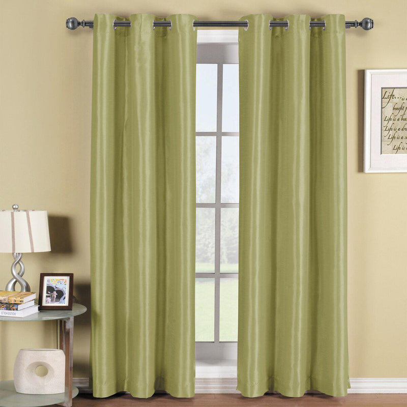 Soho Thermal Blackout Grommet Top Curtain Panels (Single)-Wholesale Beddings