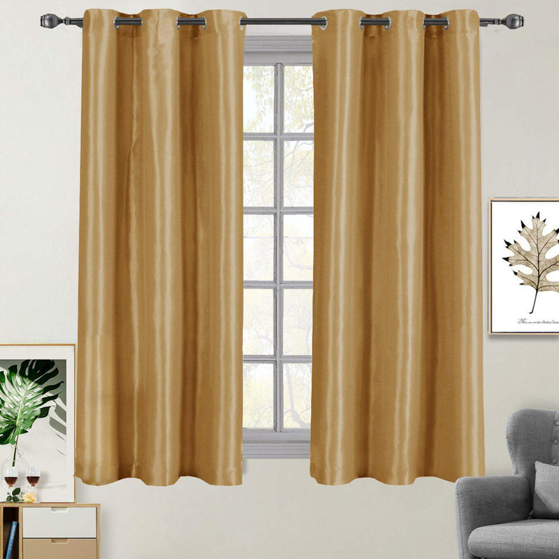 Soho Thermal Blackout Grommet Top Curtain Panels (Single)-Wholesale Beddings