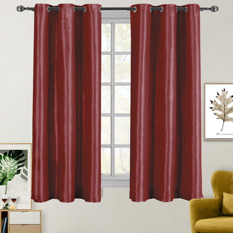 Soho Thermal Blackout Grommet Top Curtain Panels (Single)-Wholesale Beddings