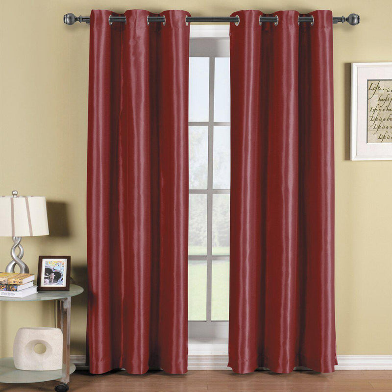 Soho Thermal Blackout Grommet Top Curtain Panels (Single)-Wholesale Beddings