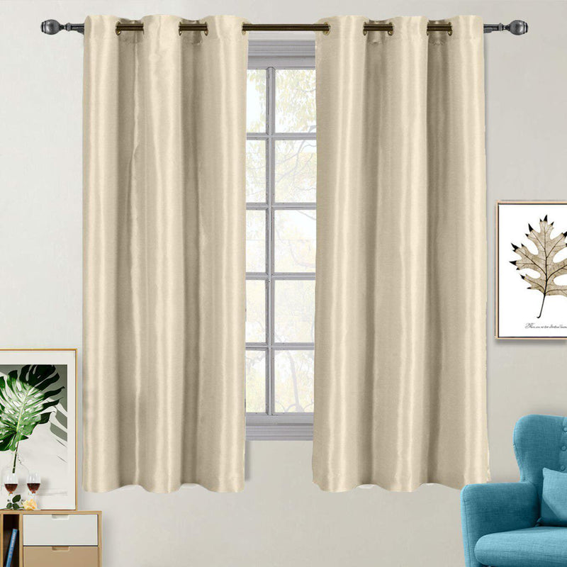 Soho Thermal Blackout Grommet Top Curtain Panels (Single)-Wholesale Beddings