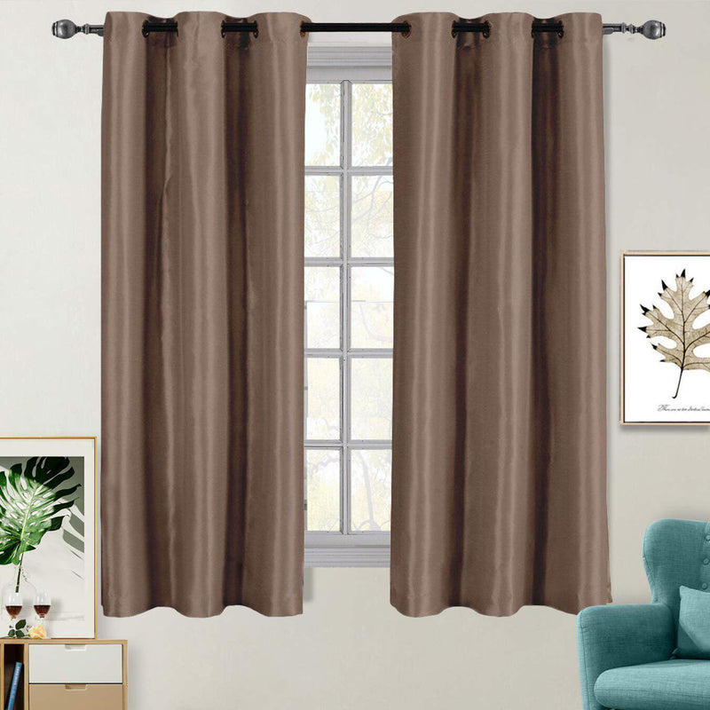 Soho Thermal Blackout Grommet Top Curtain Panels (Single)-Wholesale Beddings