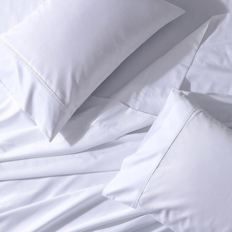 Split Cal-King Sheets Abri Cotton Percale Crispy Super Soft Sheet Set-Wholesale Beddings