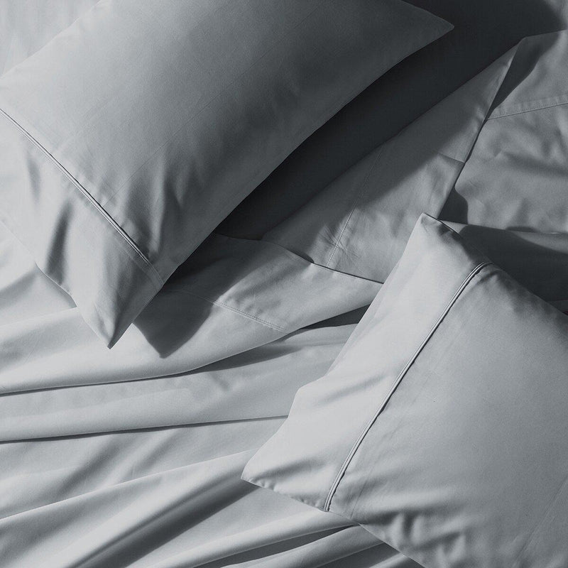 Split Cal-King Sheets Abri Cotton Percale Crispy Super Soft Sheet Set-Wholesale Beddings