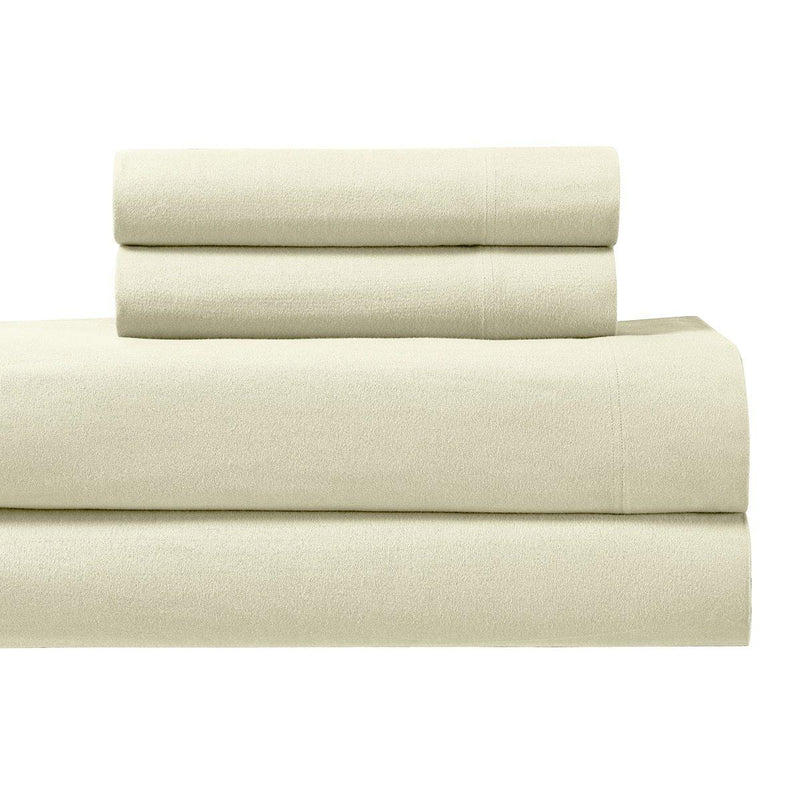 Split King Adjustable Sheet Set Heavyweight 100% Cotton Flannel Sheets-Wholesale Beddings