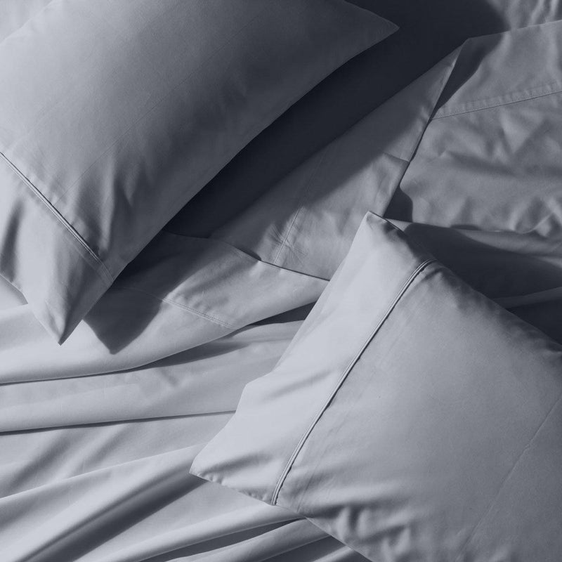 Split Top "Head Split" California King Wrinkle-Free 650 Thread Count Cotton Blend Solid Sheet Sets-Wholesale Beddings