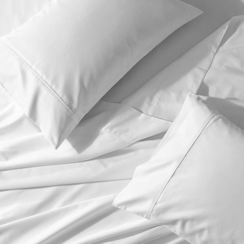 Split Top "Head Split" California King Wrinkle-Free 650 Thread Count Cotton Blend Solid Sheet Sets-Wholesale Beddings