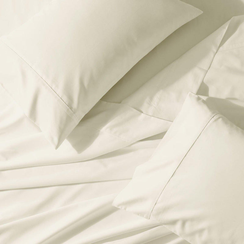 Split Top "Head Split" California King Wrinkle-Free 650 Thread Count Cotton Blend Solid Sheet Sets-Wholesale Beddings