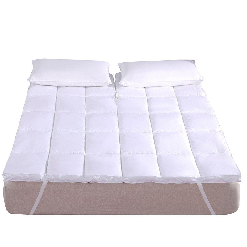 Top Split King ( Flex King ) 2 Inch Thick Mattress Topper 100% Cotton Shell-Wholesale Beddings